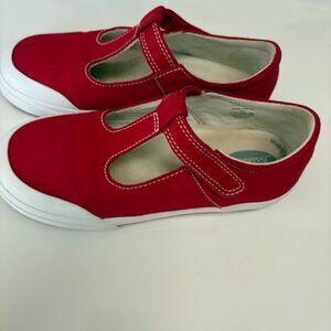 Footmates Drew Mary Jane Sneaker Red  Sz 13
